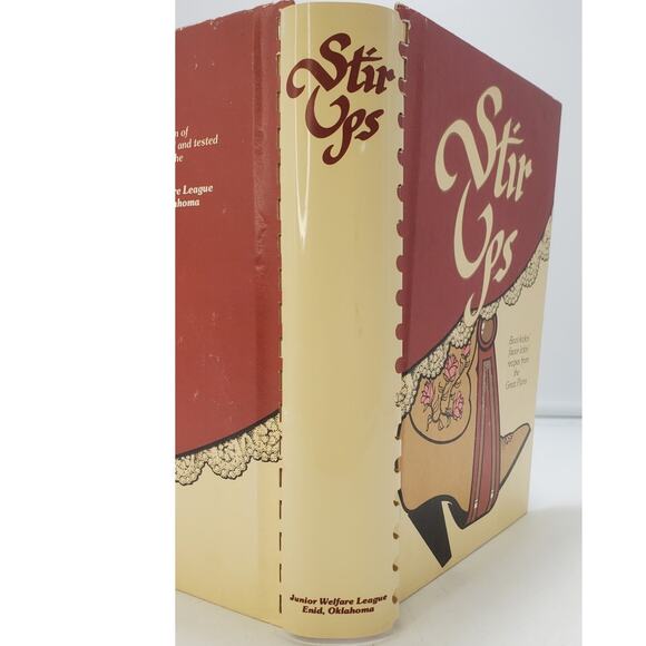 Stir Ups Junior Welfare League Enid Oklahoma Vintage Cookbook 1982 Great Plains - Picture 3 of 10